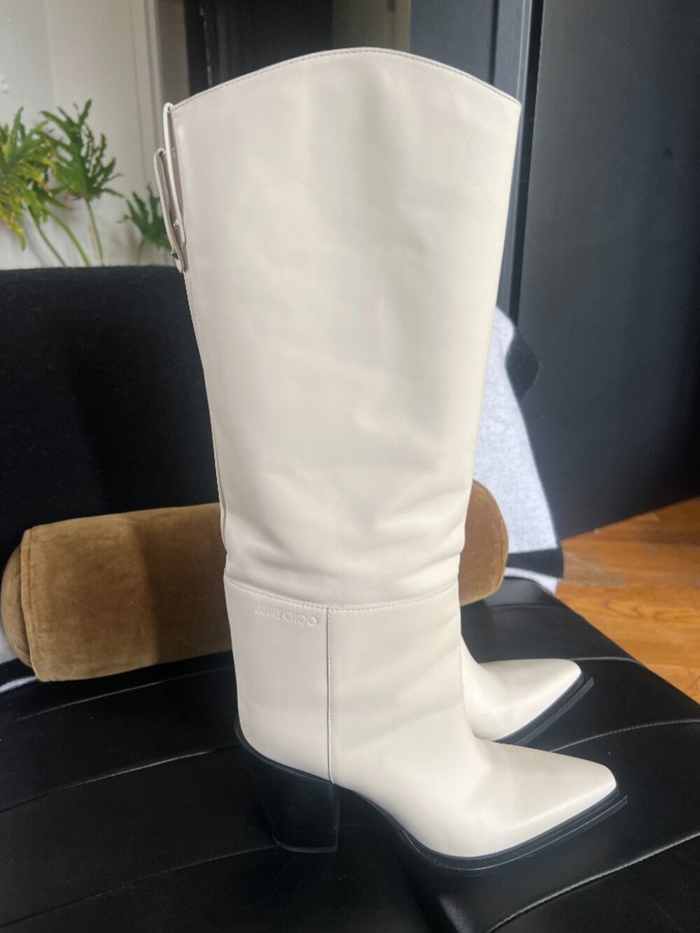 Jimmy Choo Cece Tall Boots - 80mm heel, 8.5 - Never Worn - Picture 6 of 16